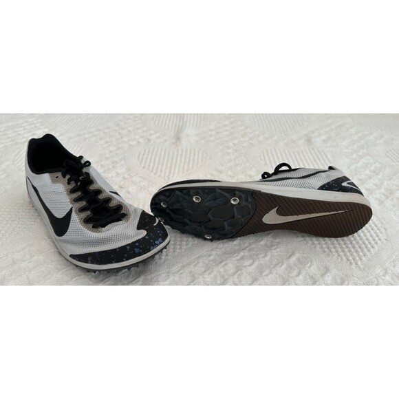 Nike Mens Zoom Rival D Track & Field White Spike Shoes Size 6.5 w/ Spikes & Tool - Picture 6 of 9